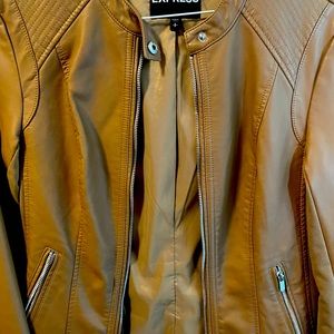 Express faux leather jacket